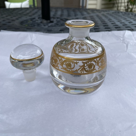 St. Louis Thistle cristal perfume bottle - Picture 2 of 8